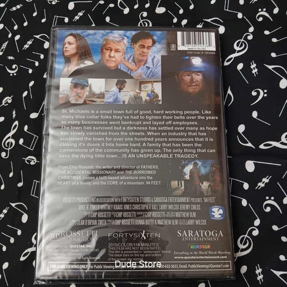 94 Feet:  A Story of 12 Trapped Miners - 2015 DVD - **NEW** - Picture 2 of 2